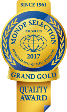 MONDE SELECTION GRAND GOLD QUALITY AWARD 2017モンドセレクション最高金賞受賞