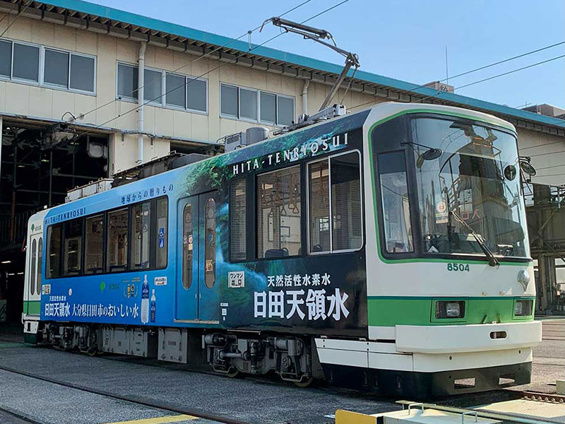 都電荒川線 車庫の外で斜め前から