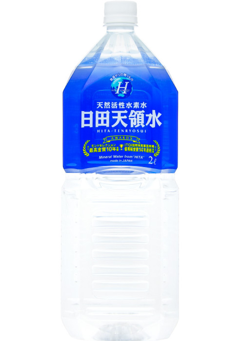 ミネラルウォーター「日田天領水」2リットルペットボトル