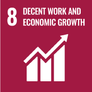 SDGs no8 DECENT WORK AND ECONOMIC GROWTH icon