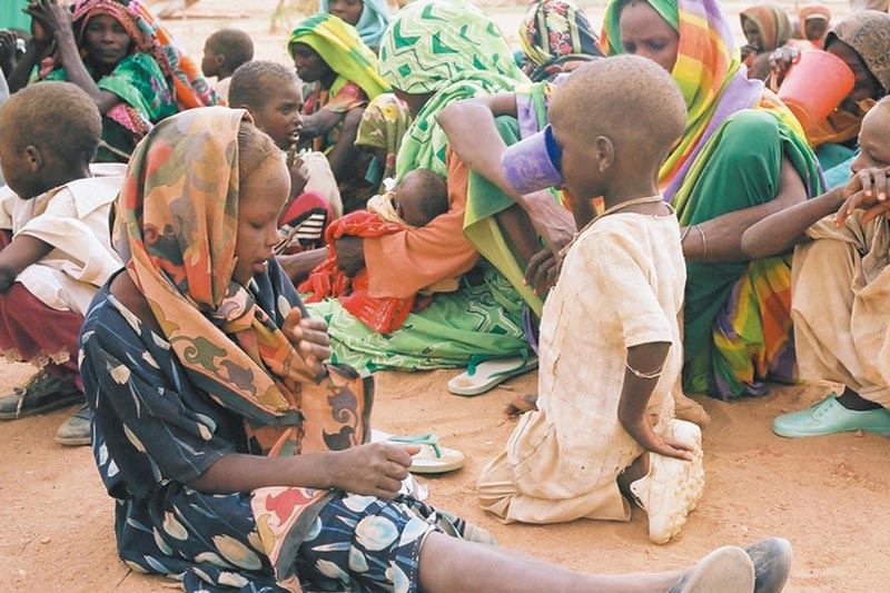 チャドのスーダン難民の子供たち/国連UNHCR協会
