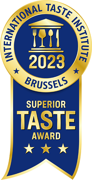 SUPERIOR TASTE AWARD 2023 medal (優秀味覚賞三ツ星受賞メダル)